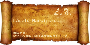 László Narcisszusz névjegykártya